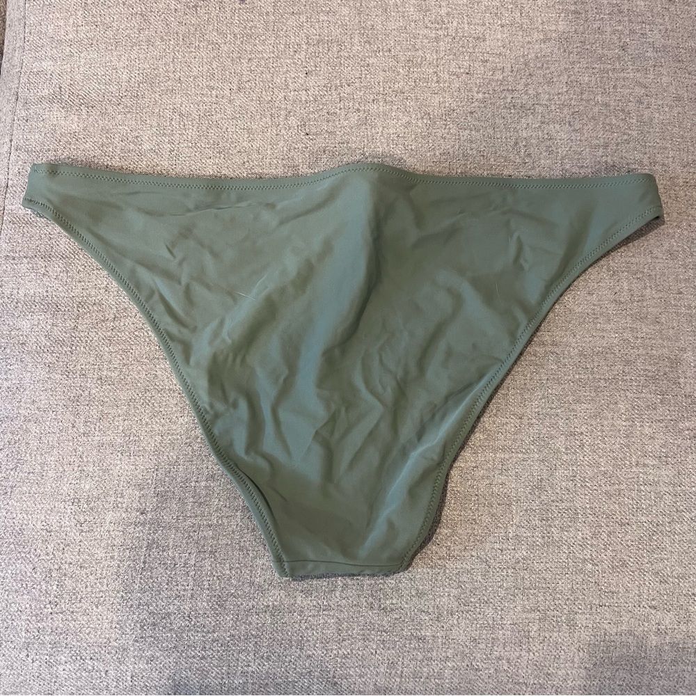 NWT‎ Aerie Bikini Bottom Cheeky Olive Green XXL womens - Picture 2 of 4